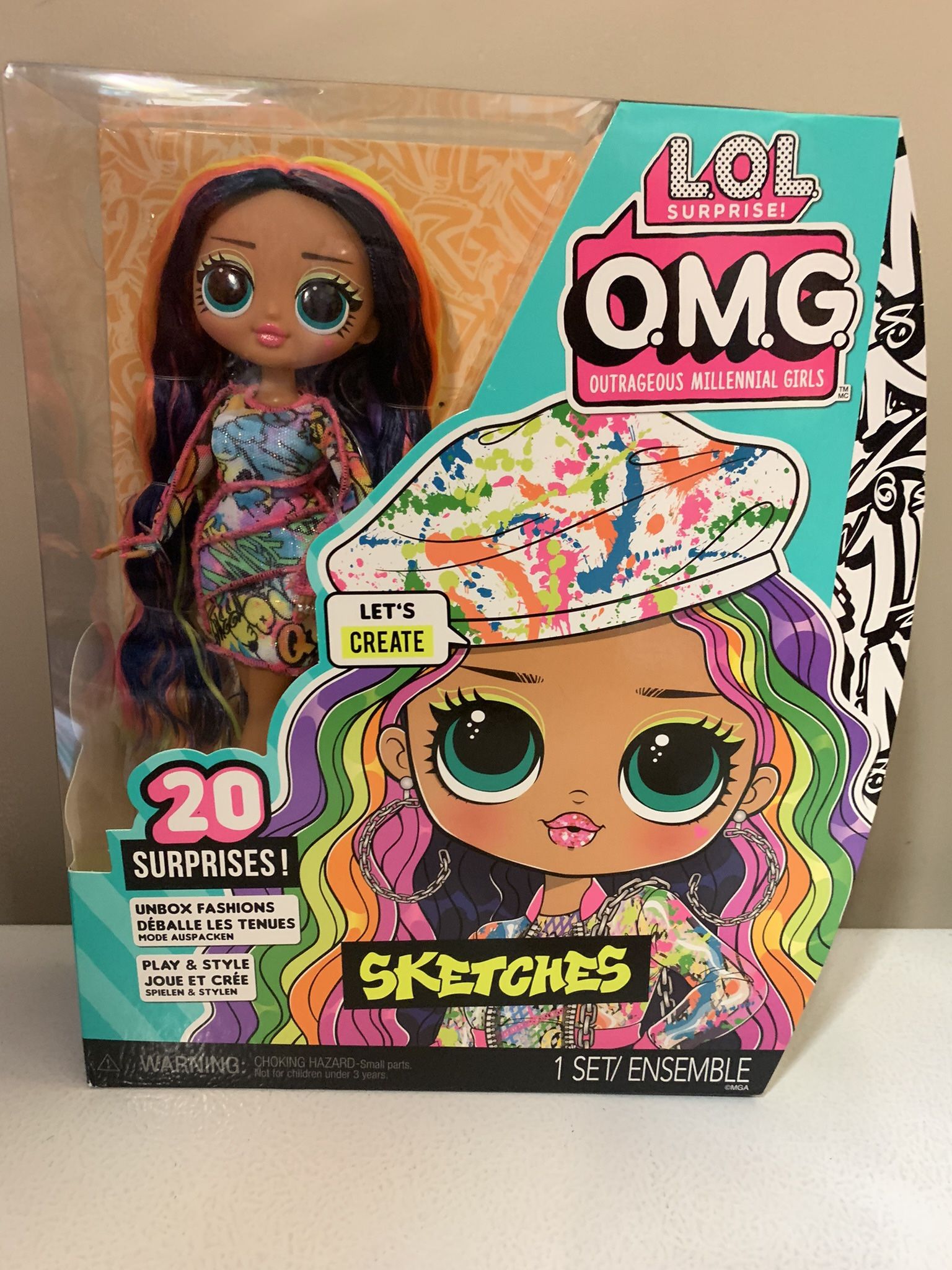 L.O.L. Surprise OMG “ Sketches” Doll