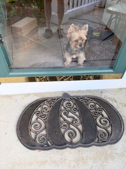 Excellent Pumpkin outdoor Door Mat