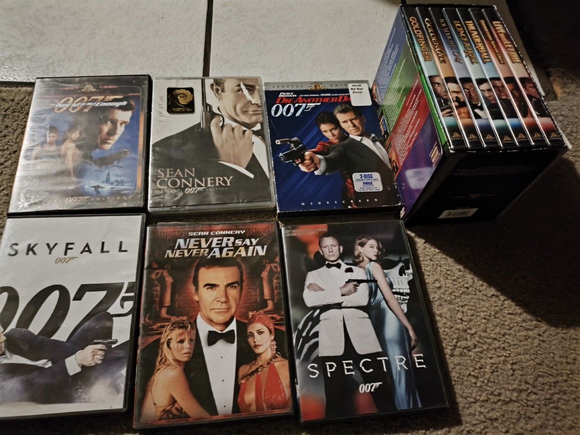 James Bond dvd collection / Movie dvd collection low price never say never again OOP DVD