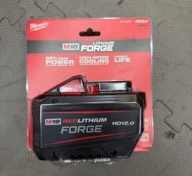 Milwaukee new 12.0 battery FORGE