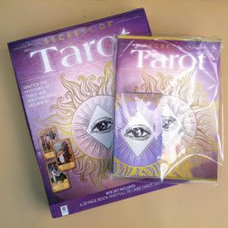 Secrets Of Tarot - 78 Cards & Books - 78 Cards - 32 Pages Book • Metaphysical, Tarot Cards,  Mystical & Palm Reading Related, Miscellaneous Items
