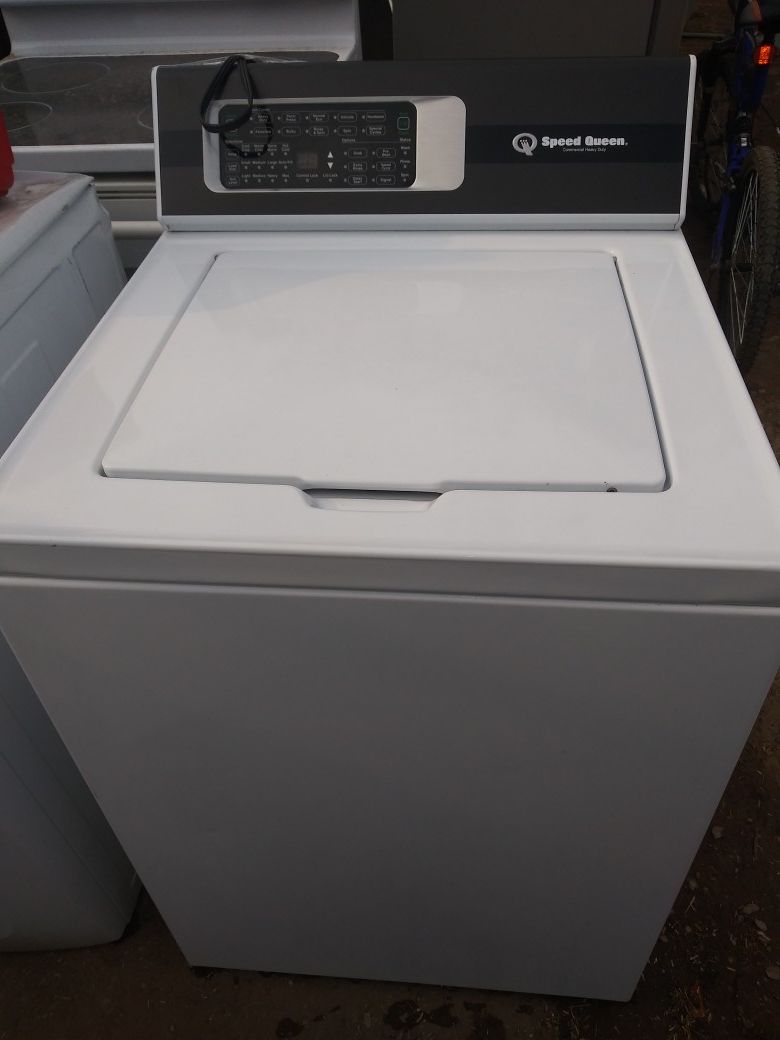 WASHER SPEED QUEEN COMMERCIAL HEAVY DUTY WORKING EXCELLENT 2 MONTHS WARRANTY