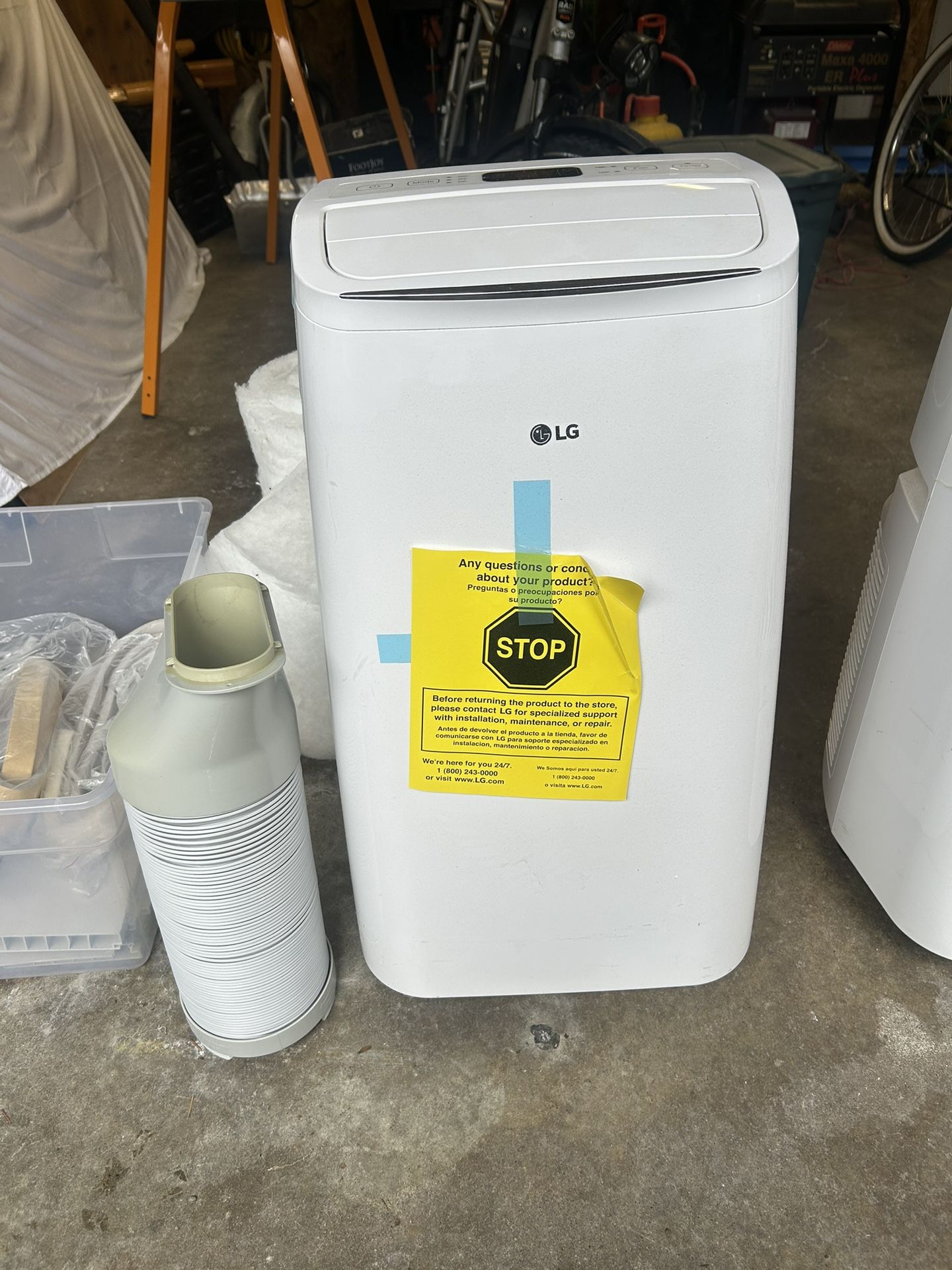 8000 BTU Portable A/C w/remote