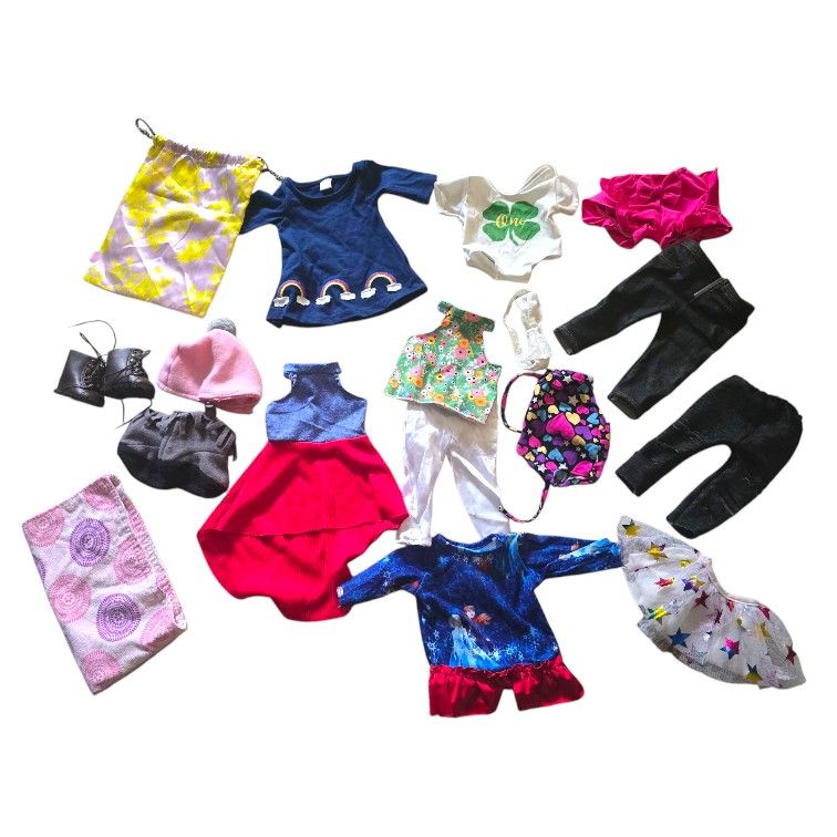 American Girl Our Generation Doll Clothing Accessories 19 Pc Bundle