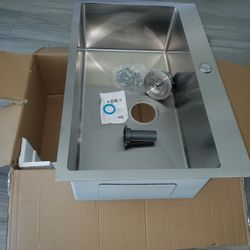 New Single Bowl Stainless Steel Sink