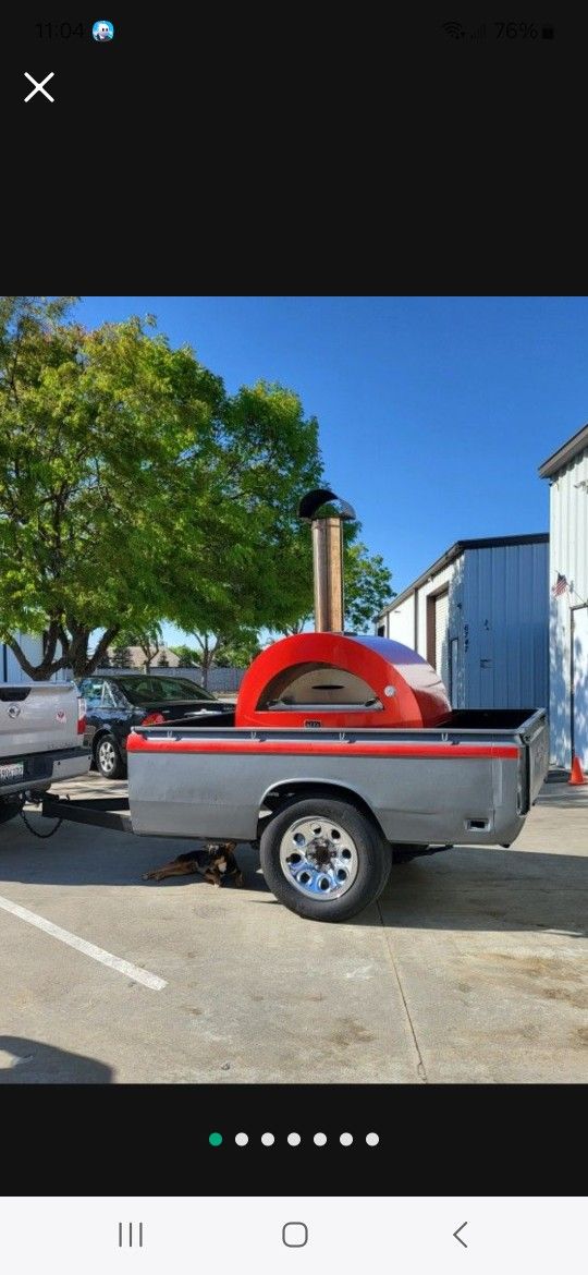 Wood Fired Pizza Oven Trailer