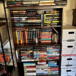 Incredible Book Collection With Book Shelf