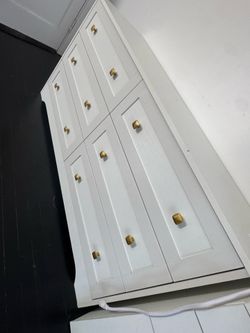 White dresser