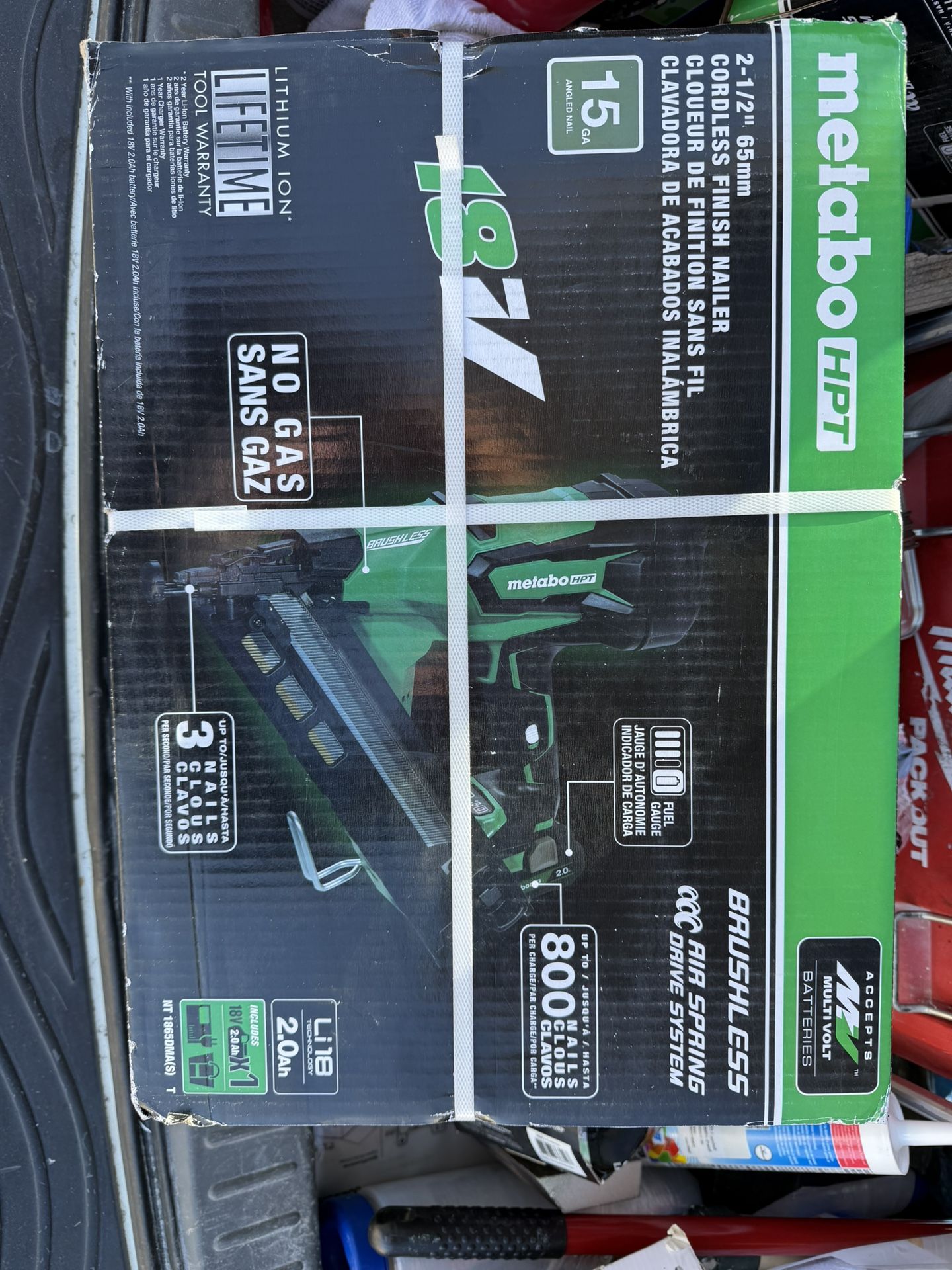 Metabo Cordless Finish Nailer 15 Ga 