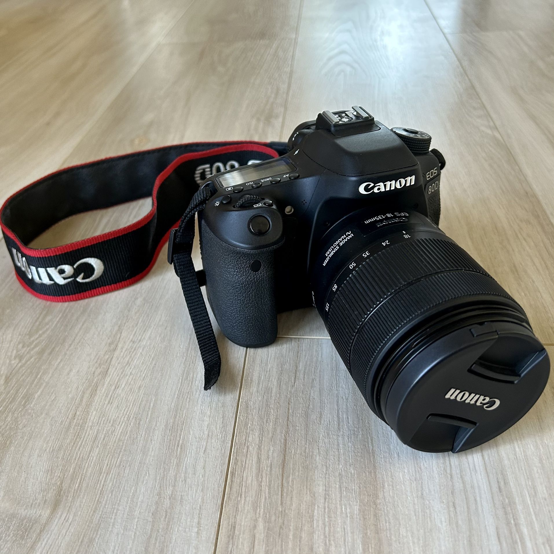 REDUCED PRICE - Canon - EOS 80D DSLR Camera with 18-135mm IS USM Lens