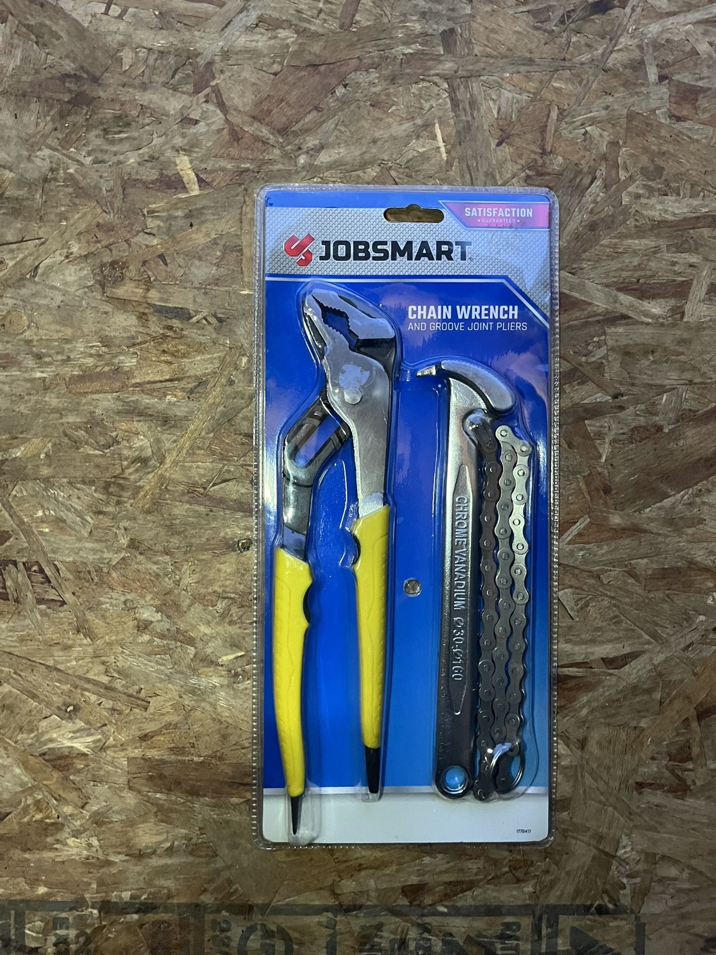 Job smart Chain Wrench And Groove Plier Set