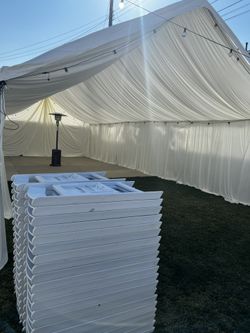 Canopy , Drape , Chairs , Tables And Heaters 