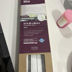 Córtina De 27 In W X 48in L Blanca