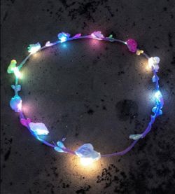 LED Light - Floral Head Piece - Halo