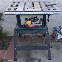Ryobi 10" Table Saw on Stand
