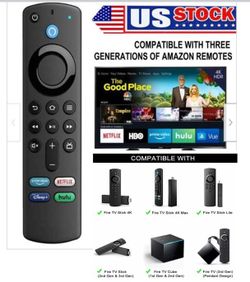 New Voice Remote Control L5B83G For Amazon Fire TV Stick Lite, 2nd, 3rd Gen Alexa