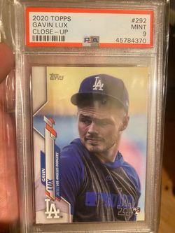 2020 topps series 1 Gavin lux ssp psa 9