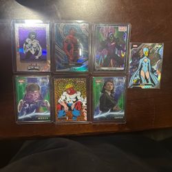 Marvel Cards Numbered 