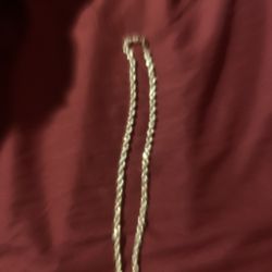 10k Gold Hollow Rope Chain