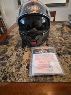 Shoei motorcycle helmet
