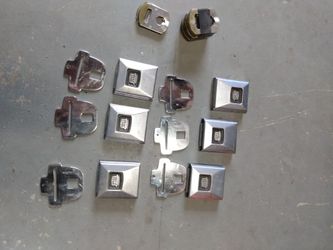 1(contact info removed) Cadillac Caddy El Dorado  Seat Belts Hardware Set Of 6