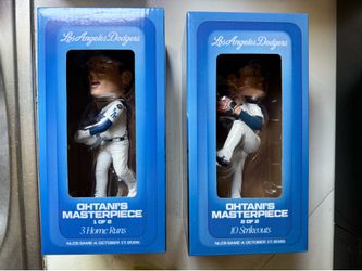 Shohei Ohtani Greatest Game bobblehead Set Dodgers 2026 SGA