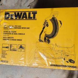 Dewalt 15amp (CORDED) 10" single bevel miter saw DWS713...NEW_NUEVO $269 PRECIO FIJO_FIRM PRICE