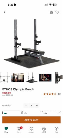 Ethos Work out Bench