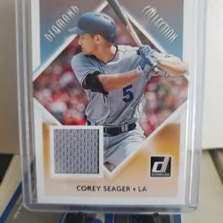 Dodgers Corey Seager Jersey Card
