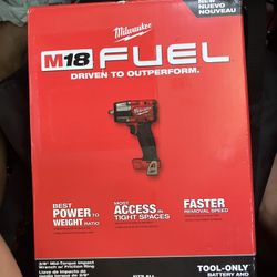 Milwaukee M18 Fuel 3/8” Mid-torque Impact Wrench W/ Friction Ring