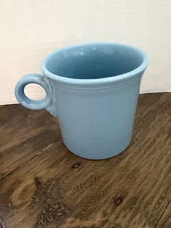 FiestaWare Homer Laughlin Periwinkle/Blue O-ring Coffee Mug/Cup FIESTA