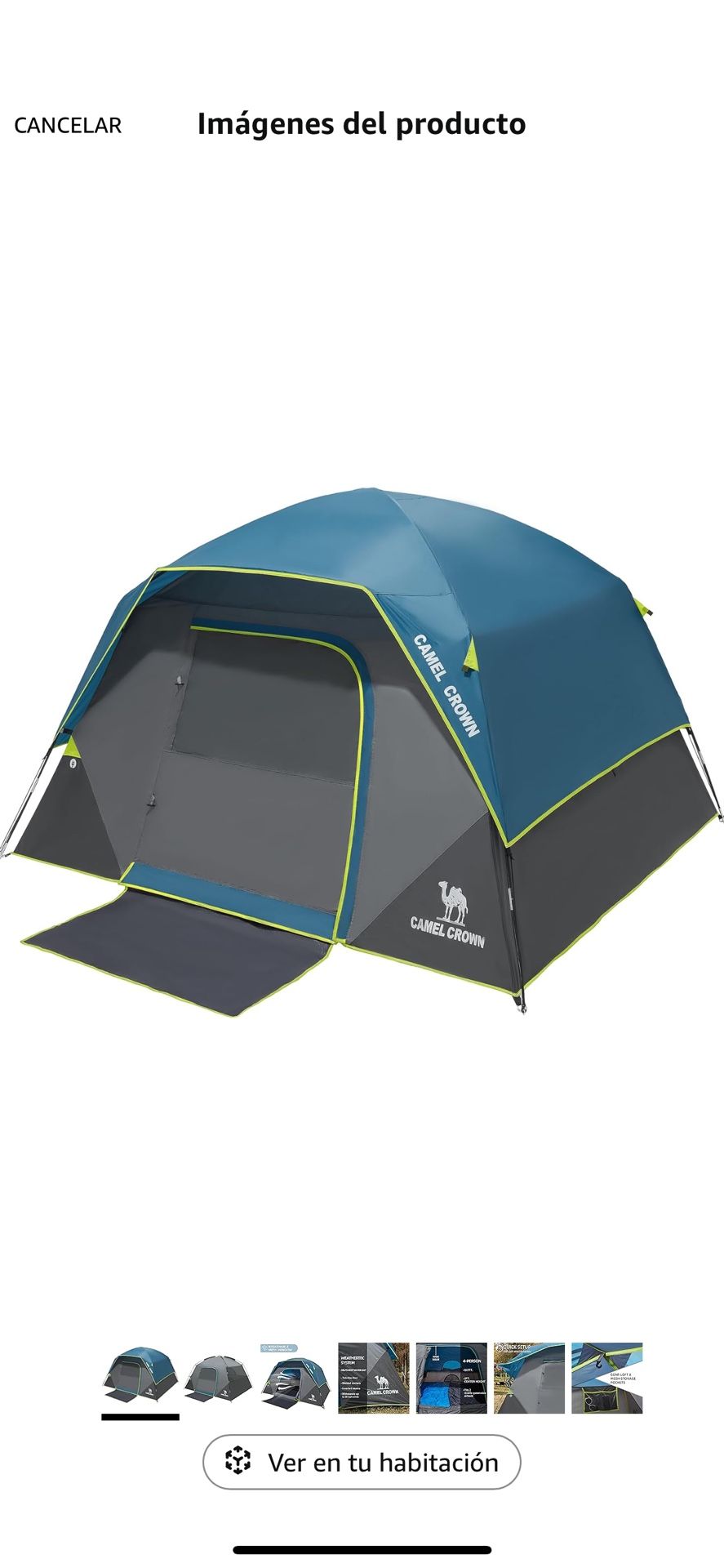 Camel Crown Tent 4/6 People