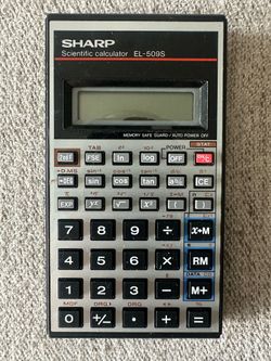SHARP EL-509S Scientific Calculator
