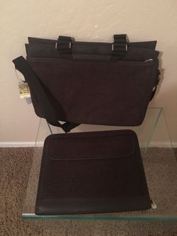 Perry Ellis Attaché Case & Binder