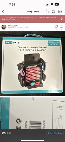 Nintendo Switch Game Tower