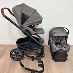 Nuna set - Mixx Next stroller, Pipa Rx carseat, Rex Base