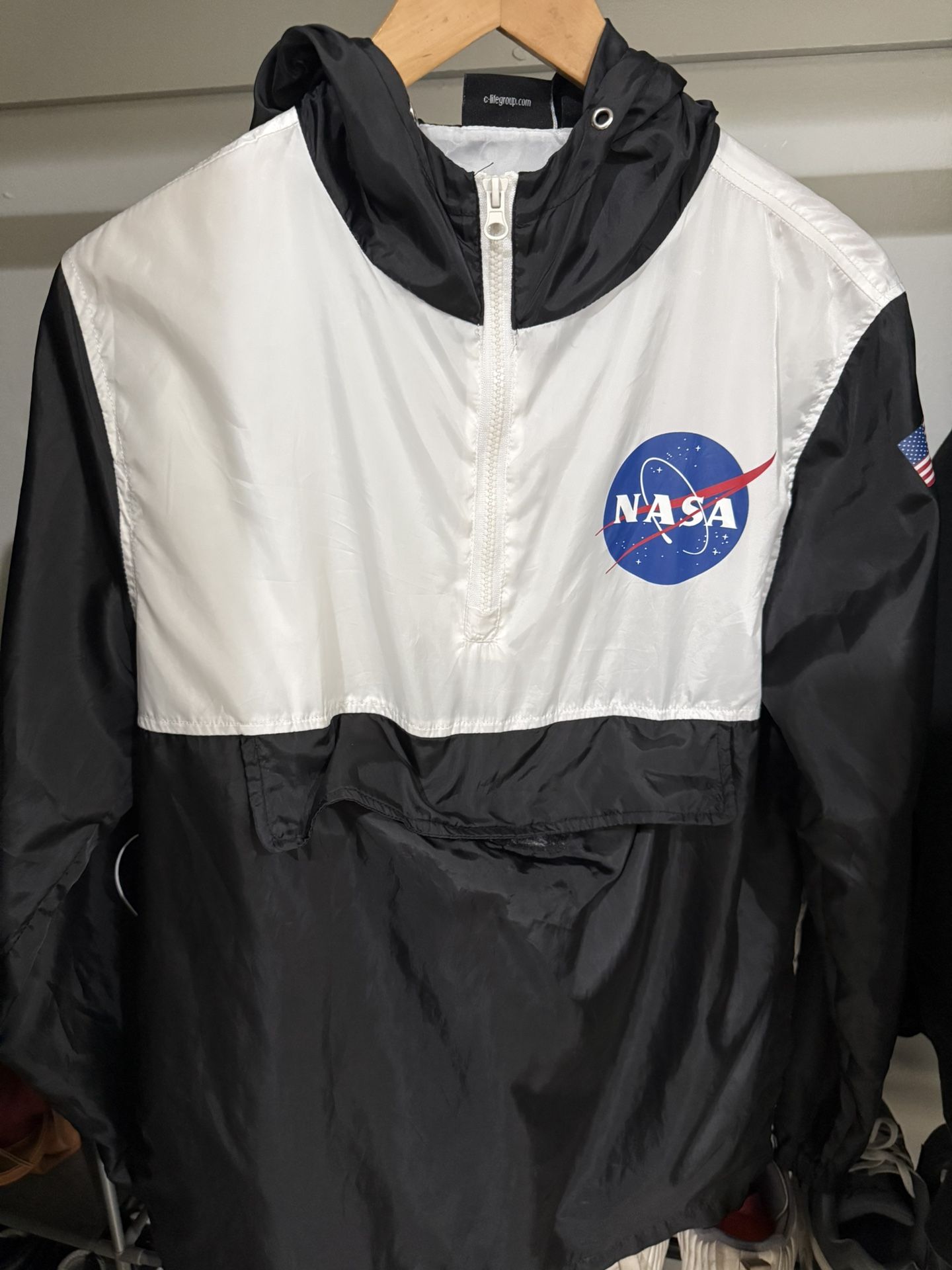 NASA Jacket Hoodie Windbreaker