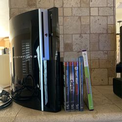 PlayStation 3 With Games Excellent Condition