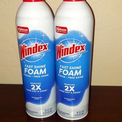 Windex Fast Shine Foam,  streak-free Shine