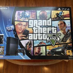 PS4 500GB + The Last of Us Remastered (Sealed) — Original Box — Black 