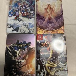  Nintendo Switch Steelbook Cases. (No Games!)
