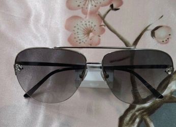 Cartier Panthère Pilot (Model CT0065S) Sunglasses Without Case Free Shipping