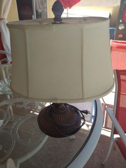 Very Heavy Lamp W 2 Lights