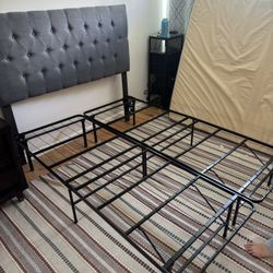 Queen Bed frame & Headboard
