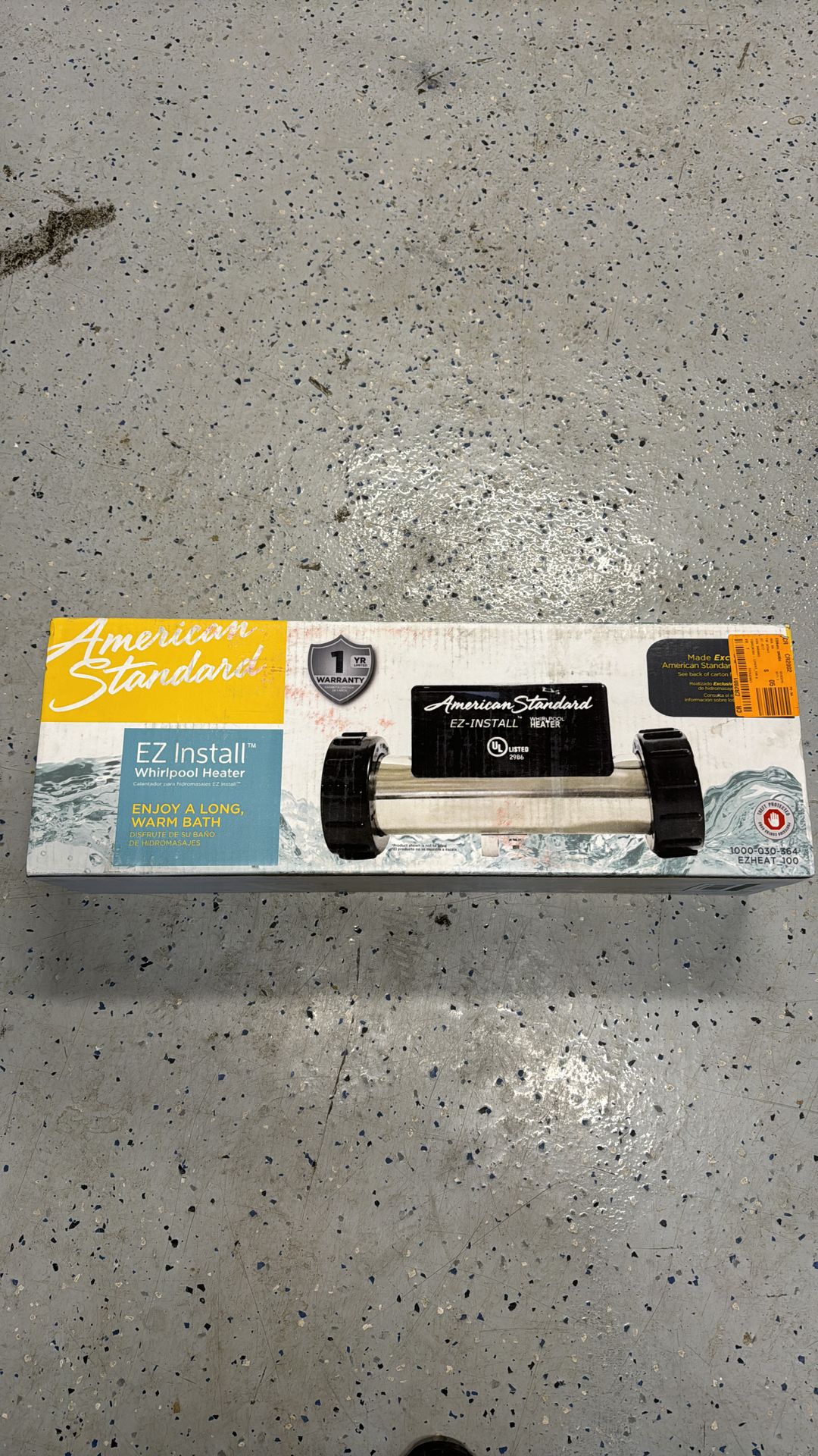 American Standard EZ Install 9 in. x 3 in. 1500-Watt Whirlpool Heater