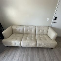 Designer Leather Couch 