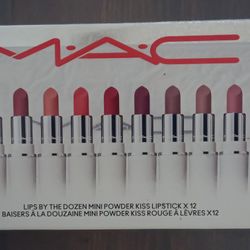 MAC Lips By The Dozen Mini Powder Kiss Lipstick X12
