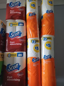 Scott Toilet Paper Or  Paper Towels $4 each