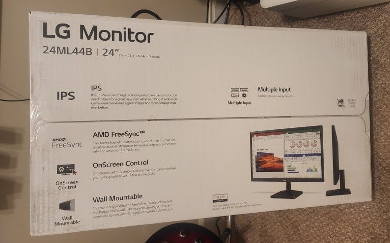 24 Inches Full HD IPS LED Monitor