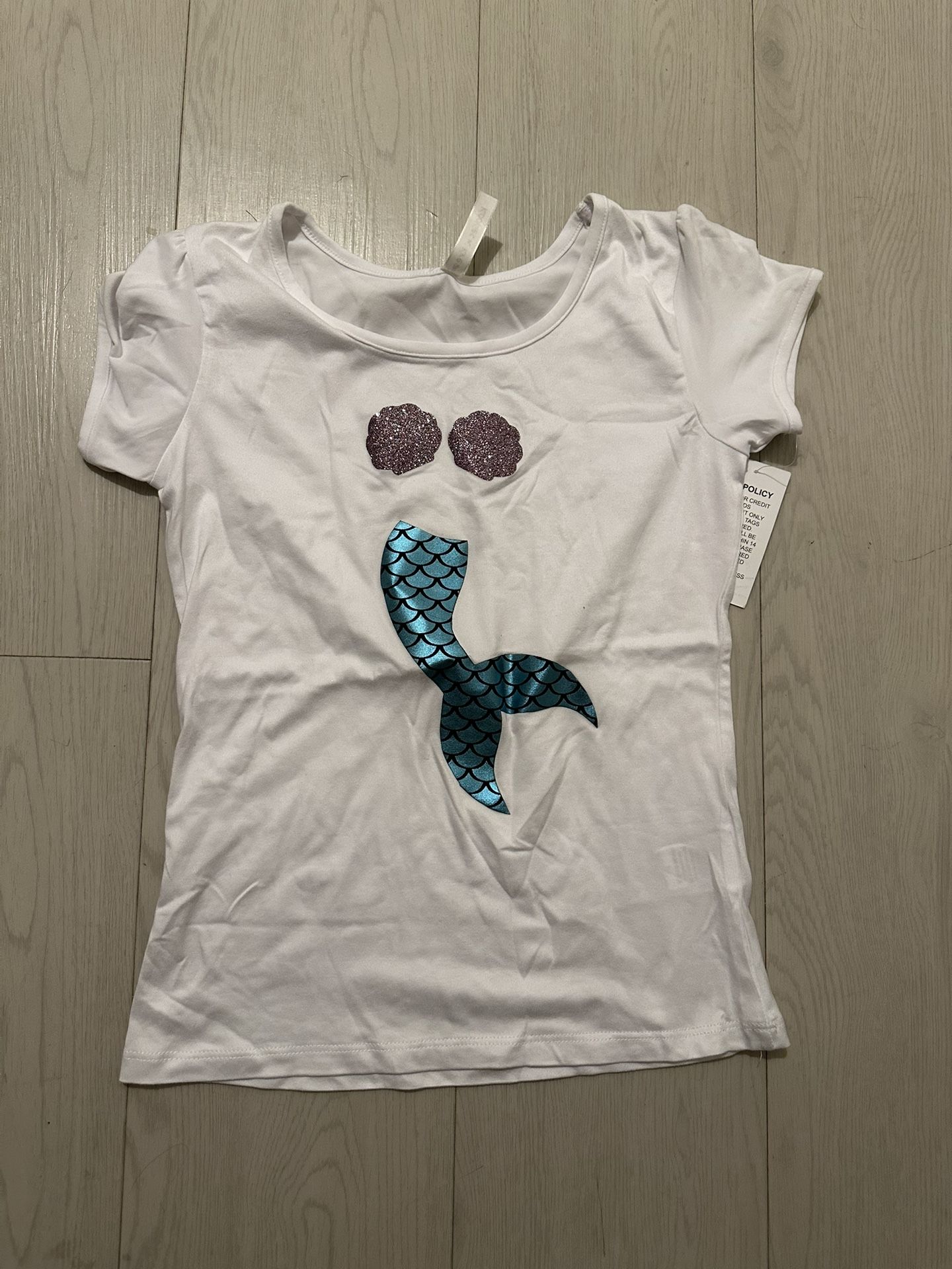 Mermaid print shirt size 14